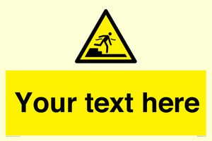 Custom warning Submerged step or steps